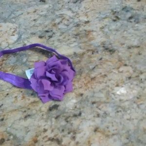 Baby purlple head band